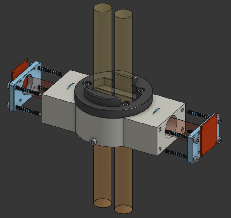 Stereo Beamsplitter with OLED Displays